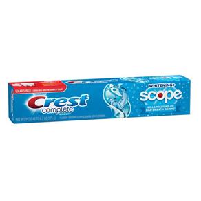 Creme Dental Crest Complete Whitening+ Scope Peppermint - 175g
