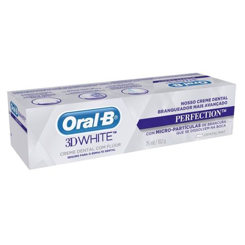 Creme Dental 3d White Perfection 102g - Oral B