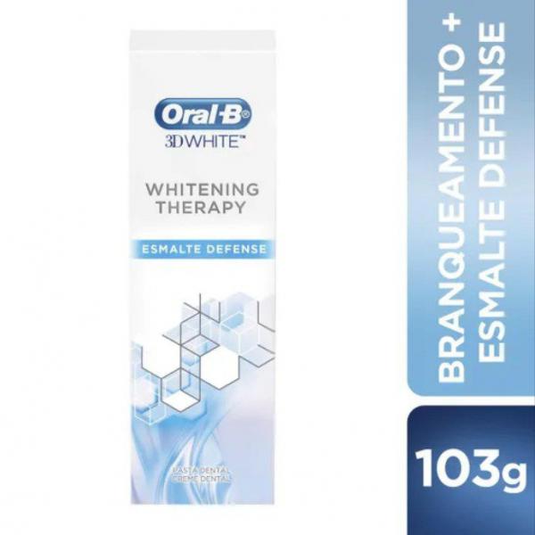 Creme Dental 3D Whitening Therapy Esmalte Defense 106g - Oral-B