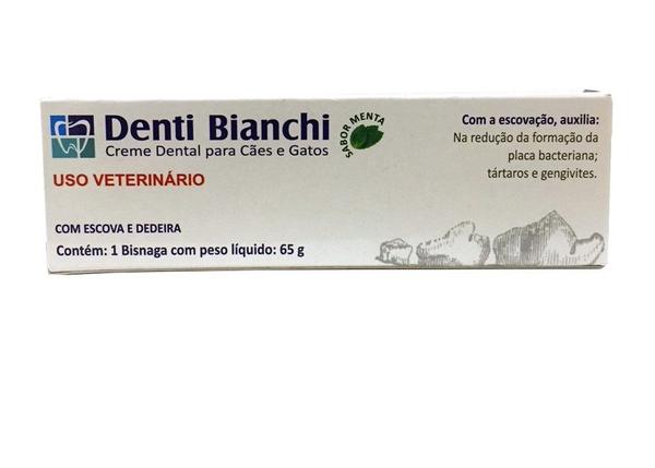 Creme Dental Denti Bianchi Menta 65g - Ecovet