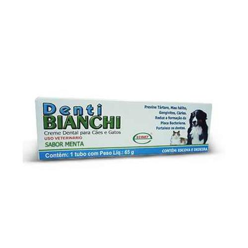 Creme Dental Ecovet Denti Bianchi Menta - 65gr