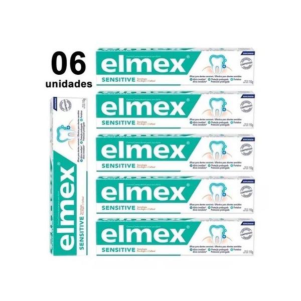 Creme Dental Elmex Sensitive 110g - 06 Unidades