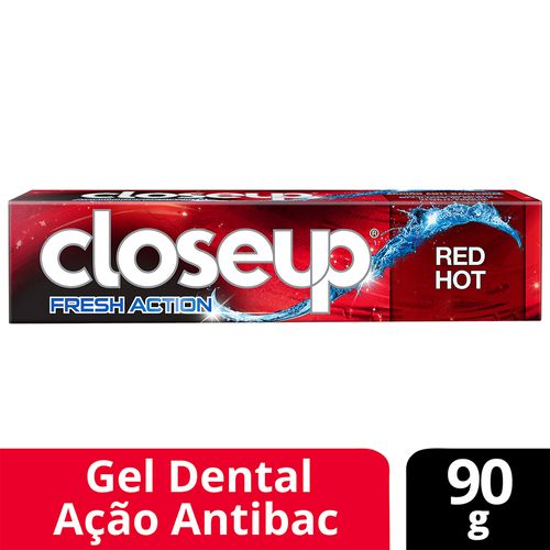 Creme Dental em Gel Close Up Fresh Action Red Hot 90g
