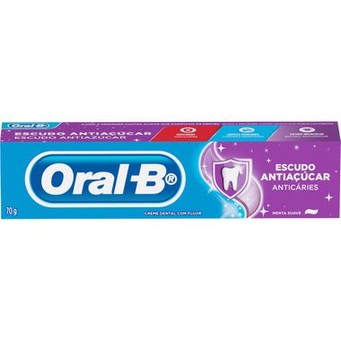 Creme Dental Escudo Anti Açúcar Oral B 70g