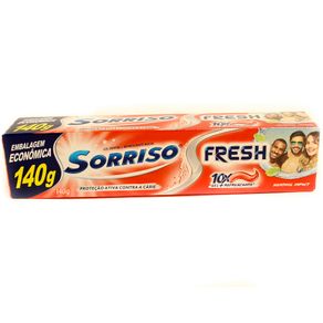 Creme Dental Gel Fresh Menthol Impact Sorriso 140g