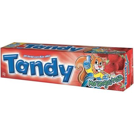 Creme Dental Gel Tandy Morango 50g