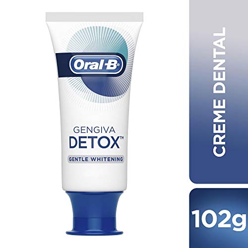 Creme Dental Gengiva Detox Gentle Whitening, Oral B, 102g