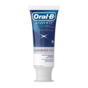 Creme Dental Glamorous White 3D Oral B 90g