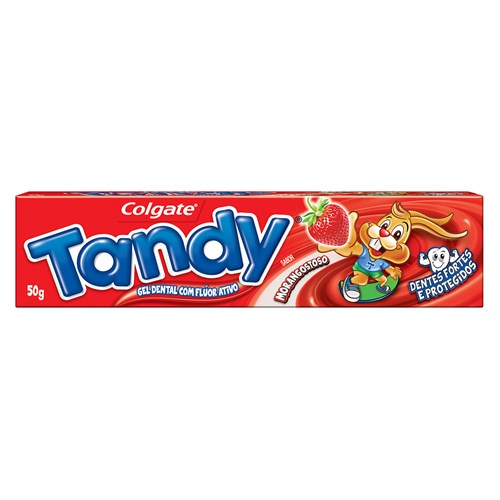 Creme Dental Infantil Tandy Morango 50G