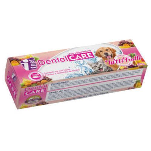 Creme Dental Ipet Care Tutti-frutti para Cães e Gatos - 60 G