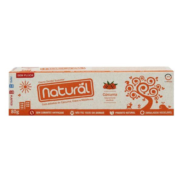 Creme Dental Natural Cúrcuma - Suavetex 80g