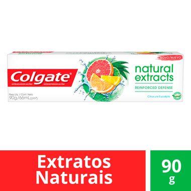 Creme Dental Natural Extracts Defesa Reforçada Colgate 90g