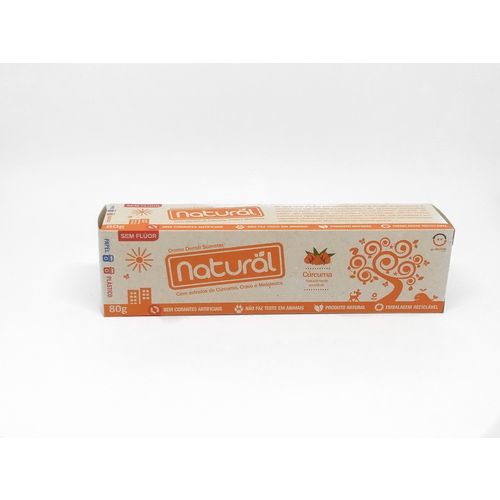 Creme Dental Natural Suavetex com Extratos de Cúrcuma, Cravo e Melaleuca 80g