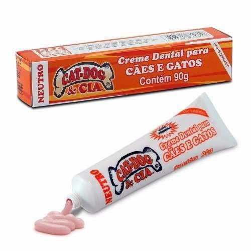 Creme Dental Neutro Catdog + Escova Dental - Cat Dog