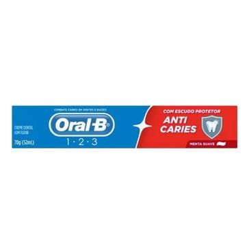 Creme Dental Oral-B 123 Menta 70g