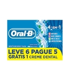 Creme Dental Oral-B 4 em 1 Leve 6 Pague 5 70g