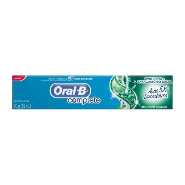 Creme Dental Oral B Complete 5x Ação Duradoura - 90g