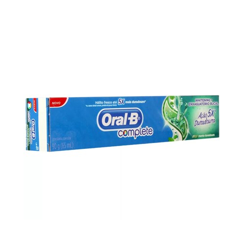 Creme Dental Oral-B Complete 5x Ação Duradoura - 90g