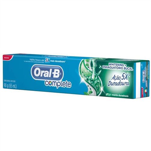 Creme Dental Oral-b Complete Acao Duradora 90 G