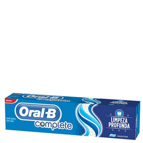Creme Dental Oral B Complete Limpeza Profunda 140g