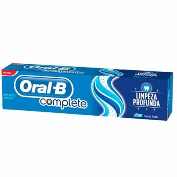 Creme Dental Oral B Complete Limpeza Profunda 70g - Oral -b