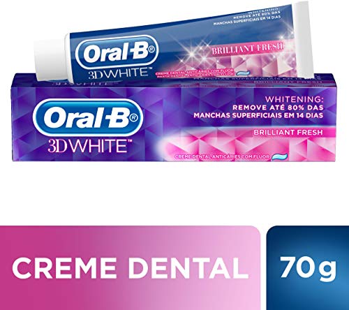 Creme Dental Oral-B 3D White Brilliant Fresh - 70G