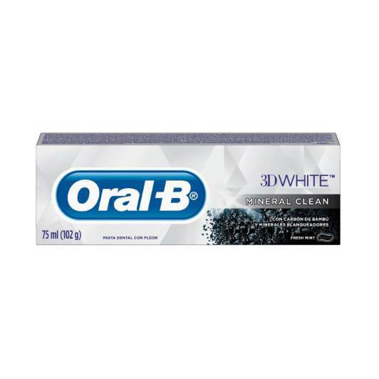 Creme Dental Oral-B 3D White Mineral Clean 102g - Oral B