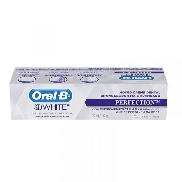 Creme Dental Oral B 3D White Perfection 102g - Oral -b