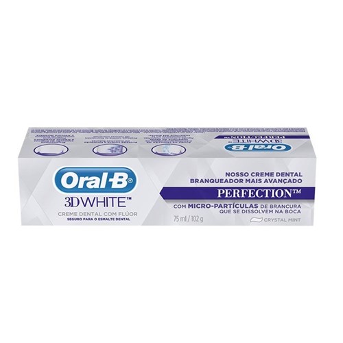 Creme Dental Oral B 3D White Perfection 102G