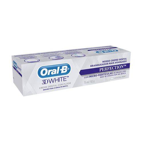 Creme Dental Oral B 3d White Perfection - 75g