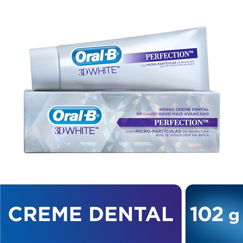 Creme Dental Oral B 3D White Perfection102G