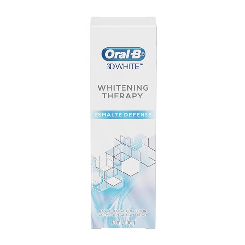 Creme Dental Oral-B 3D White Whitening Therapy Esmalte Defense 106G