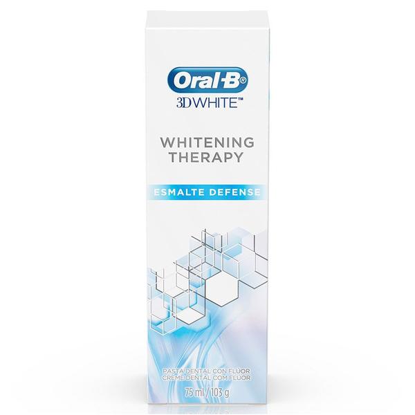 Creme Dental Oral-B 3D White Whitening Therapy Esmalte Defense 103g - Oral B