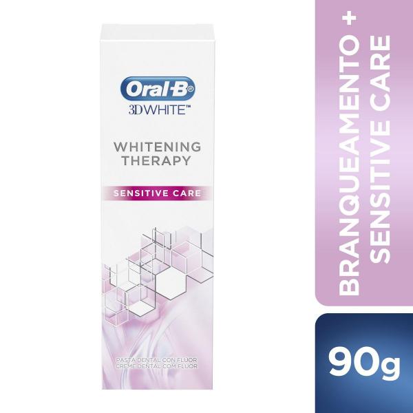 Creme Dental Oral-B 3D White Whitening Therapy Sensitive Care 90g - Oral B