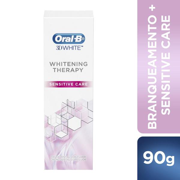 Creme Dental Oral-B 3D White Whitening Therapy Sensitive Care 90g