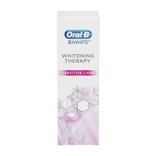 Creme Dental Oral B 3d White Whitening Therapy Sensitive Care 90g