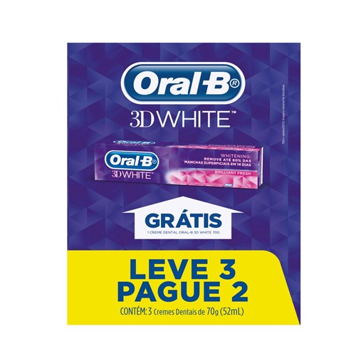 Creme Dental Oral-B 3D White