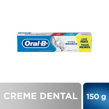 Creme Dental Oral-B Extra Branco 150g