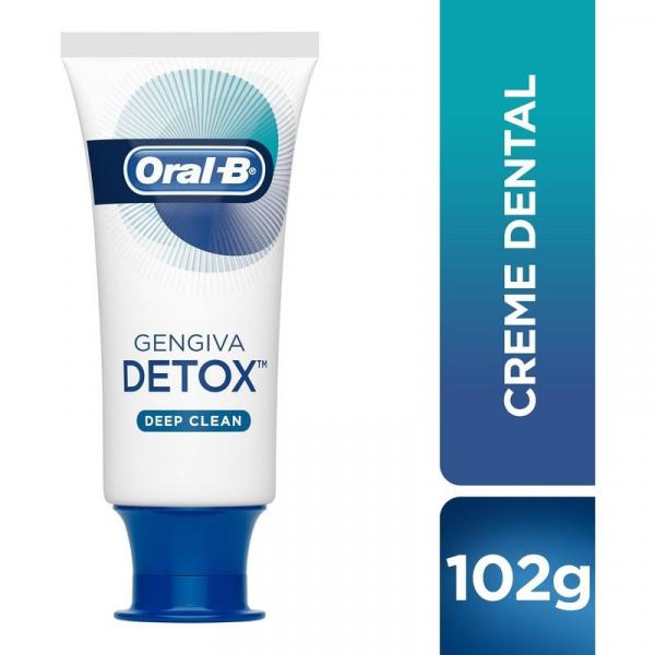 Creme Dental Oral-B Gengiva Detox Deep Clean 102g - Oral B