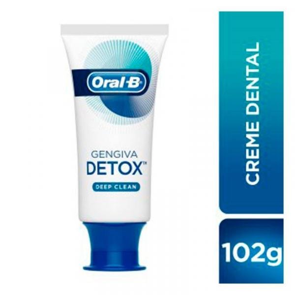 Creme Dental Oral B Gengiva Detox Deep Clean 102g - Oral -b