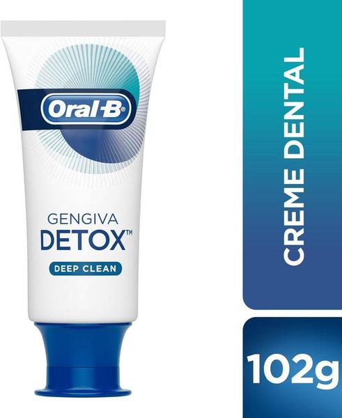Creme Dental Oral B Gengiva Detox Deep Clean 102g