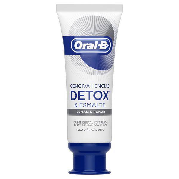 Creme Dental Oral-B Gengiva Detox & Esmalte 102g - Oral B