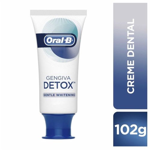 Creme Dental Oral-B Gengiva Detox Gentle Whitening 102g CD ORAL-B GENGIVA DETOX 102G GENTLE WHITE