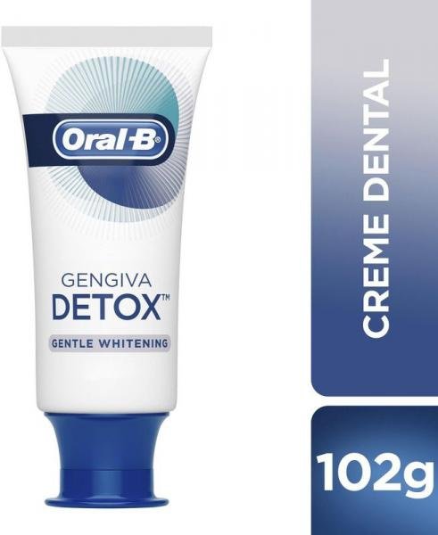 Creme Dental Oral-B Gengiva Detox Gentle Whitening 102g - Oral B