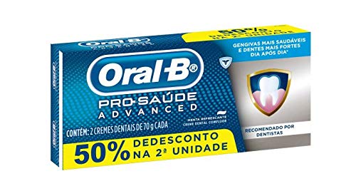 Creme Dental Oral-B Pro-Saúde Advanced, 70g 2 Unidades