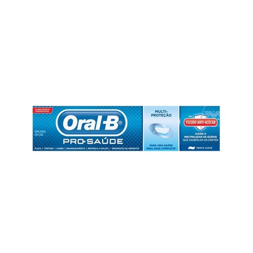 Creme Dental Oral-B Pro-Saúde Escudo Anti-Açúcar 70G