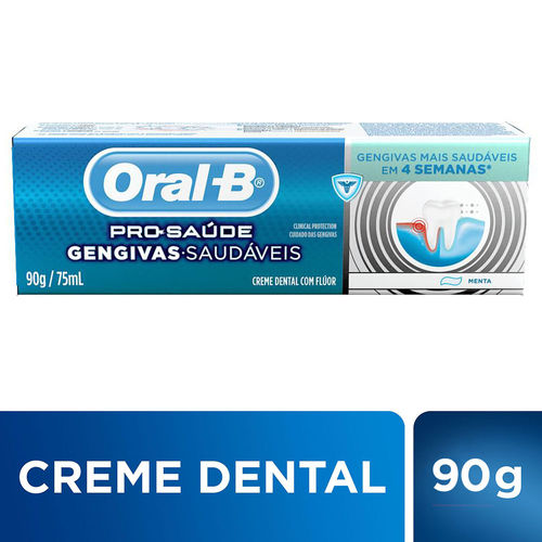 Creme Dental Oral-b Pró-saúde Gengivas Saudáveis 90g