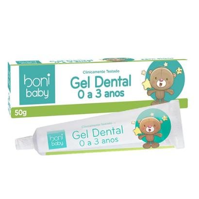 Creme Dental para Bebê Sem Flúor Pooh Boni Natural 50g