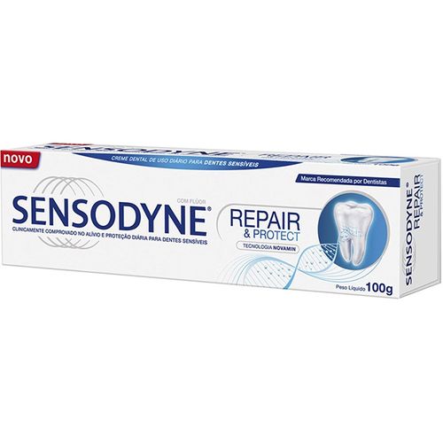 Creme Dental Sensodyne Repair Dentes Sensíveis 100 G Creme Dental Sensodyne Repair Dentes Sensíveis 100 G