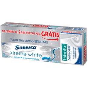Creme Dental Sorriso C/ 2 Unidades + Sabonete Palmolive 90g
